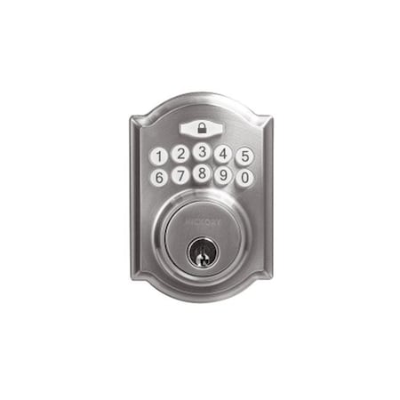 Hickory Hardware Hickory Hardware HH075772-SN Electronic Keypad Deadbolt; Satin Nickel HH075772-SN
